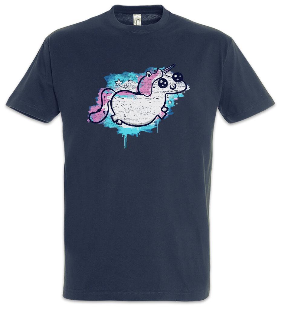 Unicorn Paint T-Shirt Mens Womens Tees Top Unicorns Geek Nerd Fun Rainbow Fairies Fairy Princess