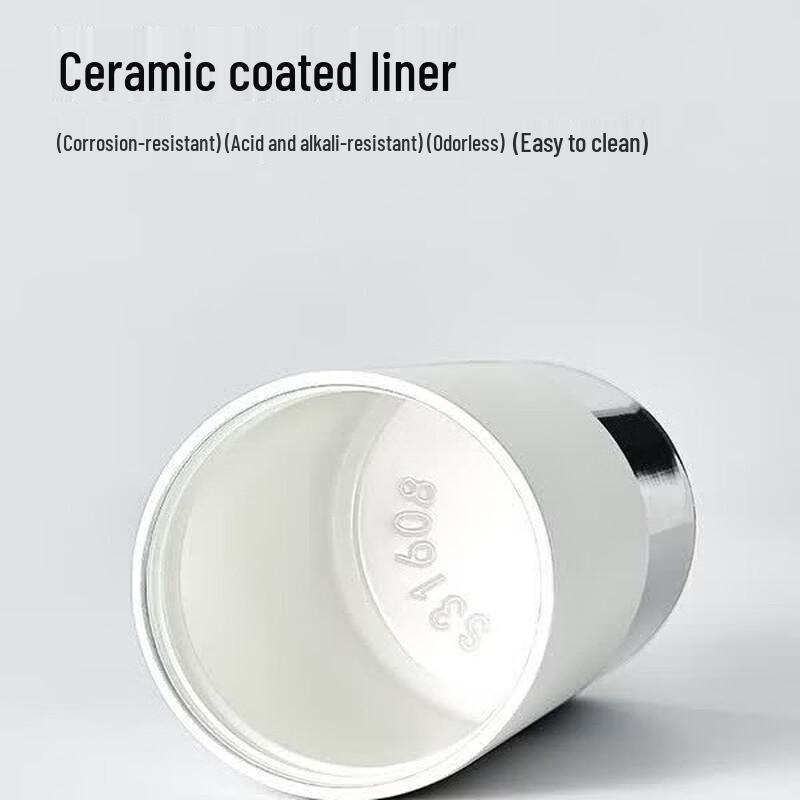 UKA Insulated Ceramic Tumbler with Straw