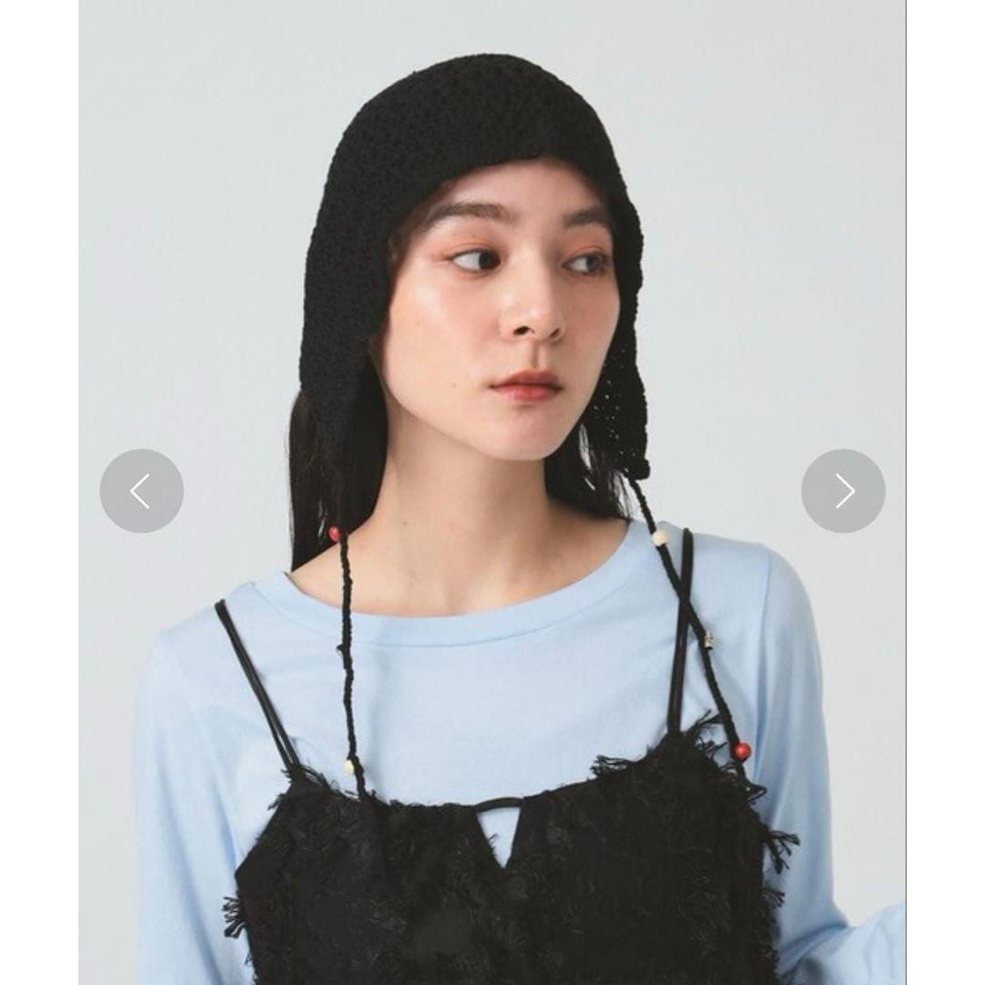 Used Ray BEAMS beaded bonnet