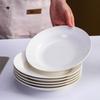 Jingdezhen 34-Piece Pure White Ceramic Dinnerware Set