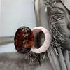 Retro Ovales Acryl Europa Amerika Elastische Armreifen Damen Einzigartiges Design Armbänder Leichter Luxus Party Schmuck Trend Trend Armreif