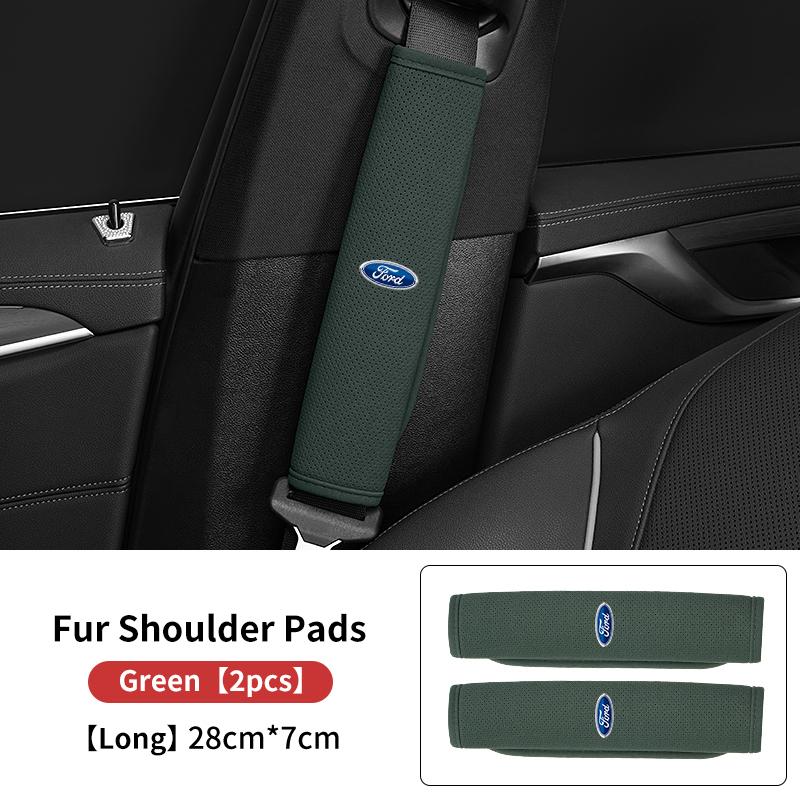For Ford Car Styling Seat Belt Shoulder Cover Neck Protector Auto Interior Accessories Focus Mk2 Mk3 Mk4 Fiesta Ranger Mondeo