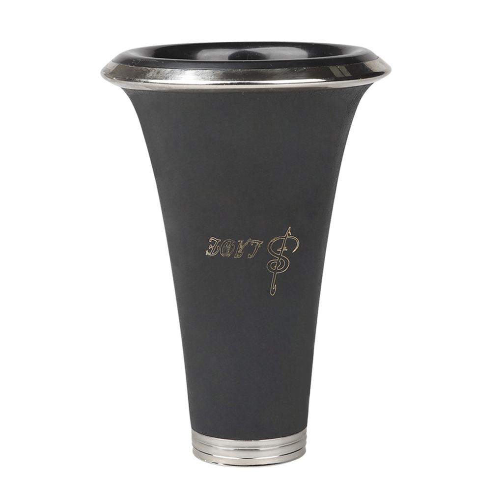B-Flat Clarinet Alloy Trumpet Bakelite Speaker Bell-Mouth with External Rigid Hoop Woodwind Instrument Parts Crack-Proof