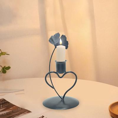 Kerzenhalter Kandelaber Einzelkopf Geschenk Dekor Stilvoll Foto-Requisiten Spitzkerzenleuchter Ornament für