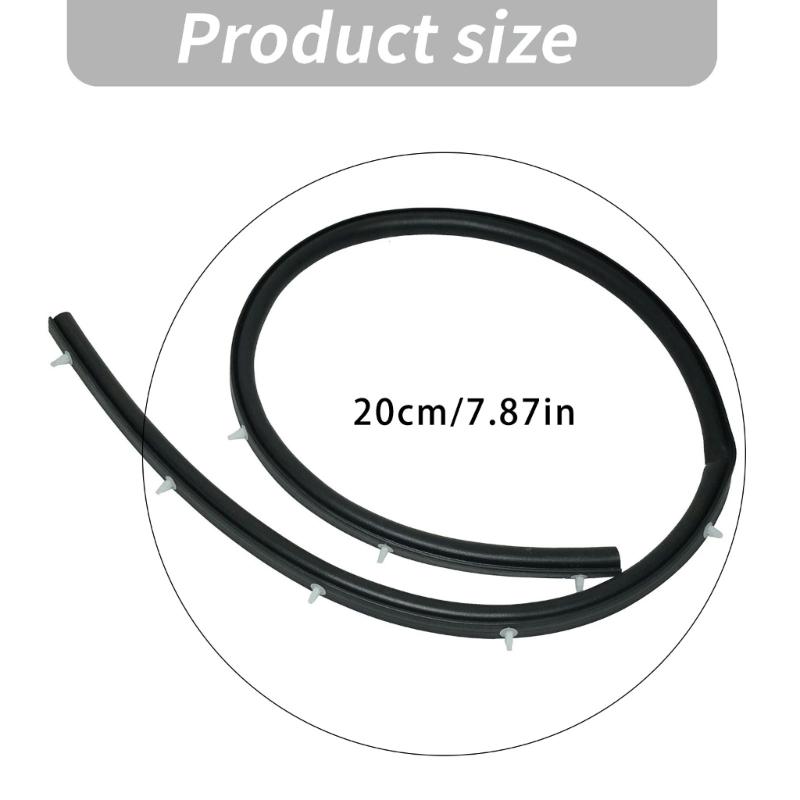 Truck Hood Rear Door Weatherstrip for L200 Pickup Replace MR437091 MBPJ3-BA034 Rubber Seal Strips Automotive Accessories
