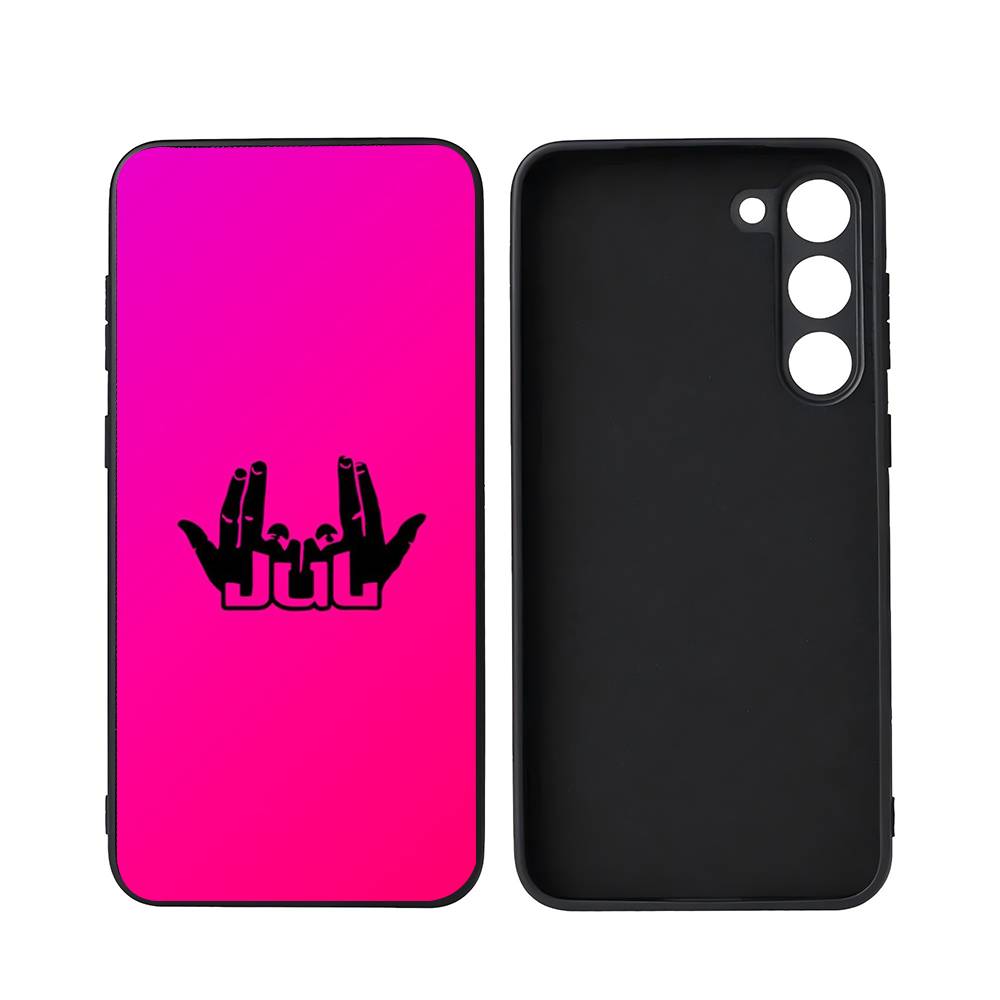 J-JuL-L Luxury Black Phone Case For Samsung Galaxy S23 S24 S25 Ultra S22 Plus S21