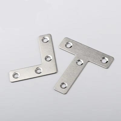10 szt. 40/50/60/80 mm Kątownik Płaski Element Mocujący Typu T Typu L Płytka Łącząca Stal Nierdzewna Kątownik Stały