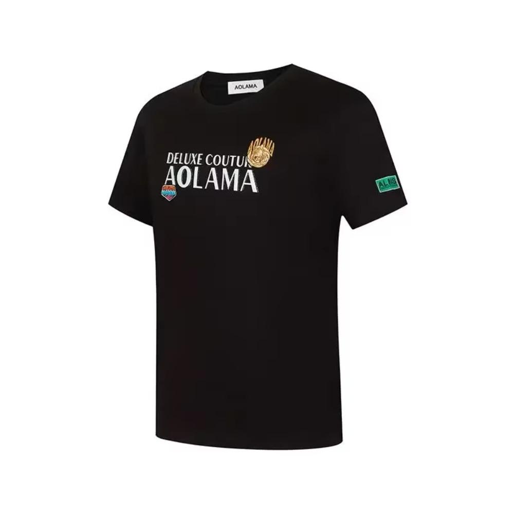 

Черно-белая печать Классический узор Лето Новый Модный Универсальный Тренд Мужская футболка с принтом Хлопок высокого класса XXXXXL чёрный