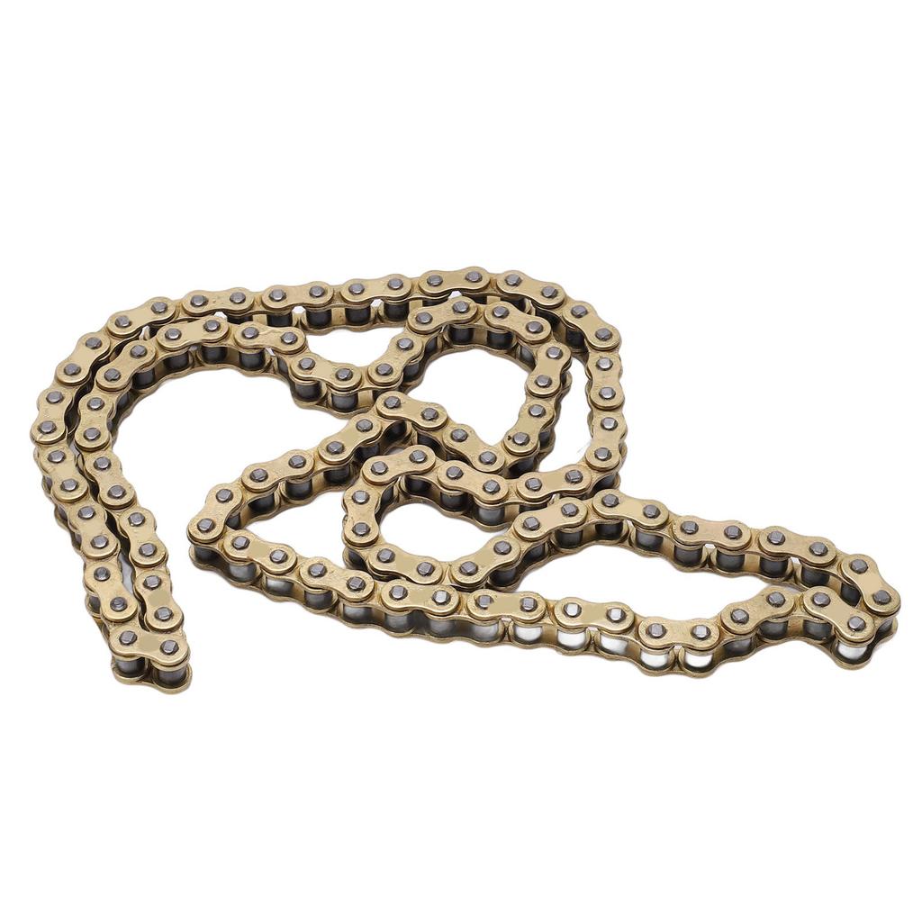 428 Motorcycle Drive Chain 104 Link Gold Replacemen Chain for ATV Motorbike Repair Upgrade