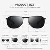 SUNGAIT Aviator Polarized Sunglasses for Driving and Alloy Temple Spring JP Men, Golf, Al-Mg Hinges, UV400, SGT302-HH