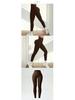 Ribbed High-Waist Seamless Yoga Pants - European/American Autumn/Winter Fitness Leggings