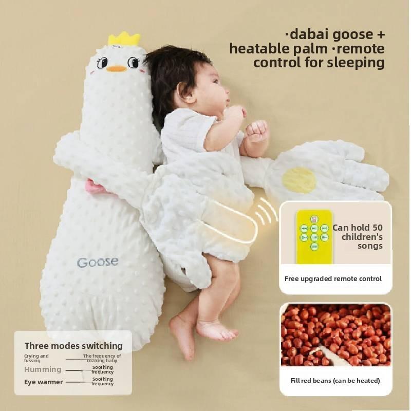Cartoon Giraffe Bunny Baby Plush Pillow Interactive Touch With Music Appease