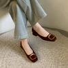 Fashion Bailamos Street Style Sexy Pointed Toe Sandals Metal Buckle Strap Women Pumps Stripper Sandals  Slingback Heels Ballet Flats Muj