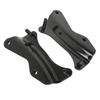 HUILI-JPHOME 4-Piece Docking Hardware Kit for Harley Touring, Street Glide, Road King, and Street Glide (2014-Onward) (Black)