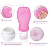 Portable Silicone Travel Bottle Lotion Shampoo Empty Container?with Suction Cup