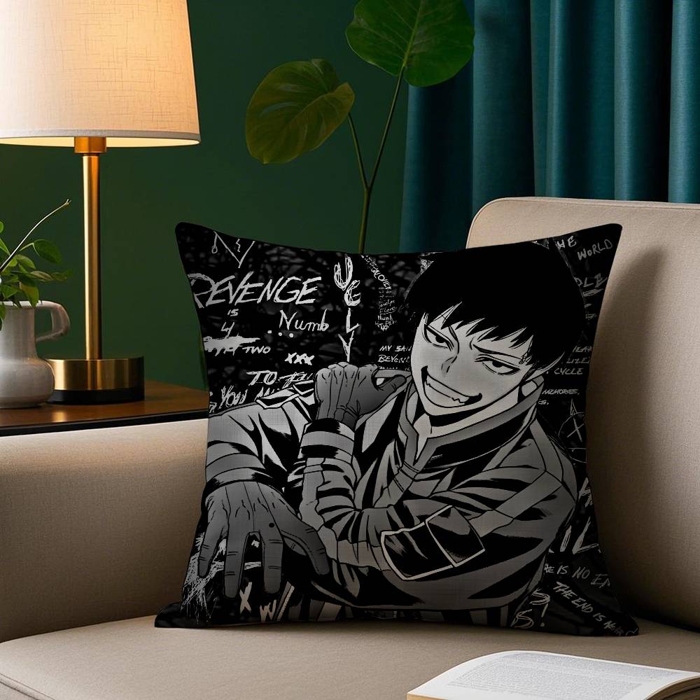 Anime T-Tougen A-Anki Pillow Case Cozy Plush Pillow Cover Double Side Printed – Home Gift for Bedroom Decor