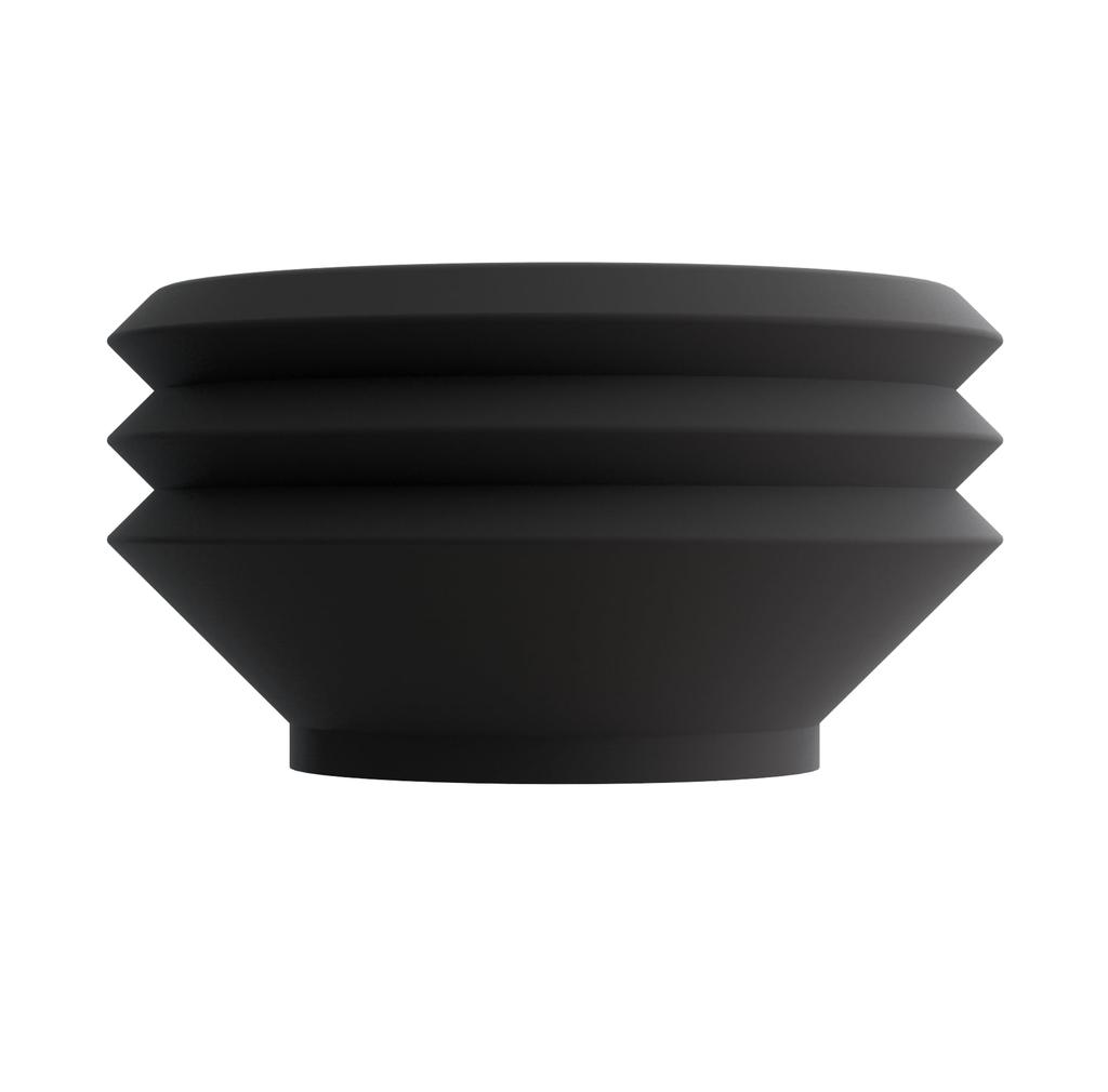 Silicone Retaining Bellow for Niche ZeroDuo Coffee Grinder - Black