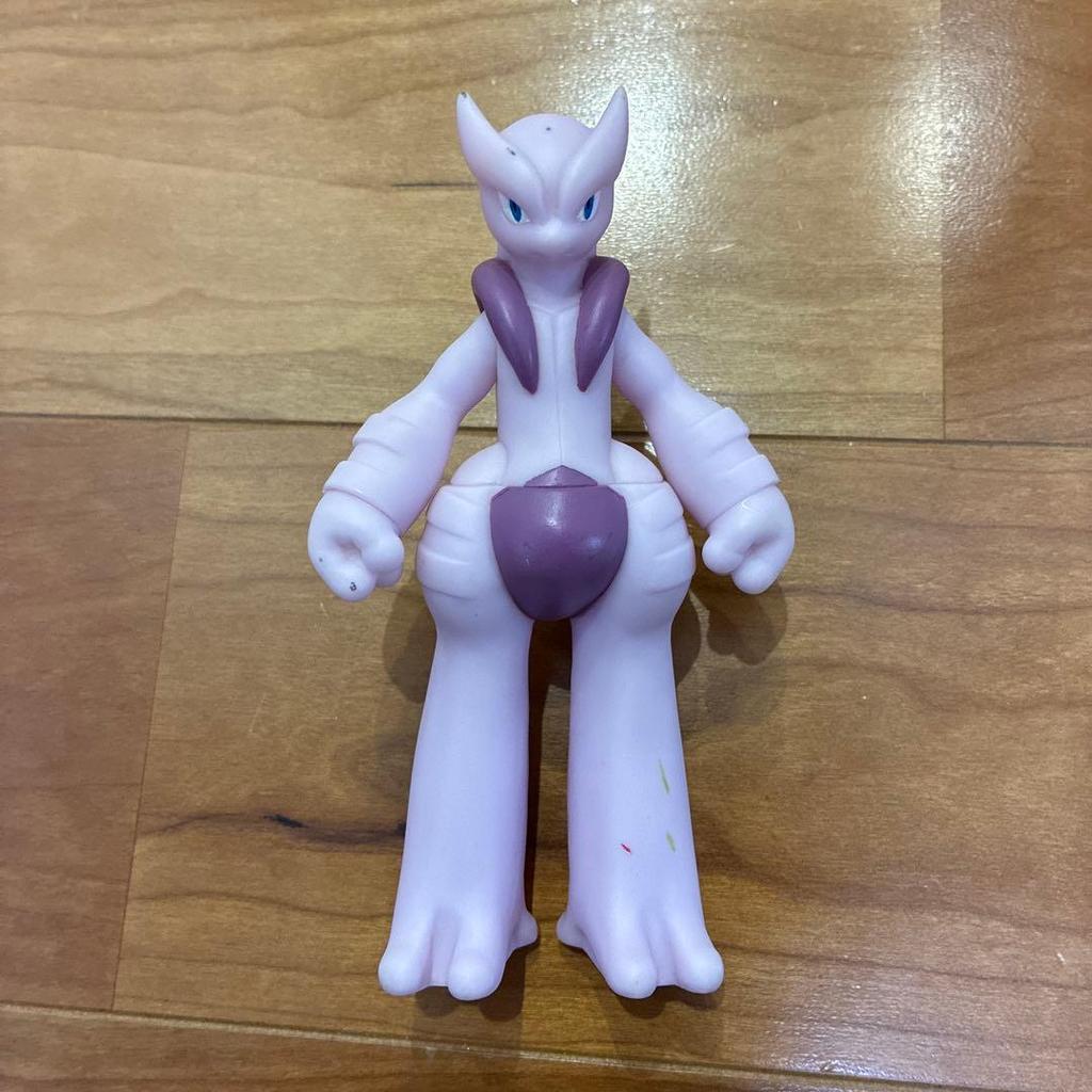 Used Poke Soft Vinyl Mega Mewtwo X Rare Mewtwo Pokemon Figure Out of Print