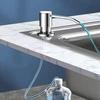 Sink Soap Dispenser Brushed Stainless Steel Sink Soap Dispenser with Silicone Extension Tube for Kitchen