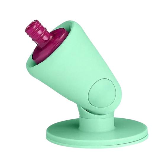 Nostalgie Hinge Untippable Nail Polish Bottle Holder, Anti-Spill Tilted Stand, Display Rack for Home, Salon