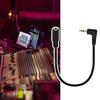 Wide Compatibility 3.5mm Male to Female Audios Adapter 3.5mm Right Angle Audios Adapter for Various Audios Equipment