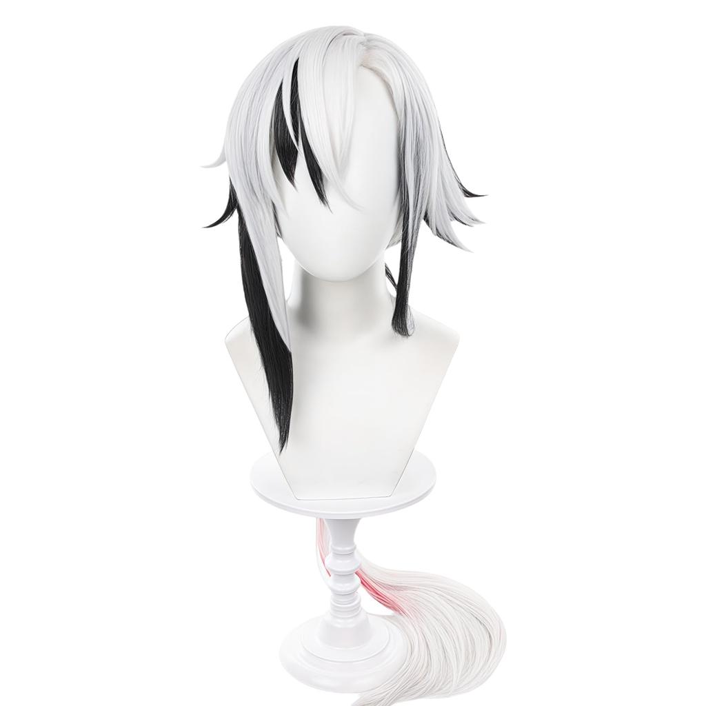 Genshin Impact Fatui 4. služebník Arlecchino Cosplay paruka s pro školní kulturní a fotografické akce Enforcer, Sedadlo, Paruka, Žáruvzdorná, Síťka, Události,