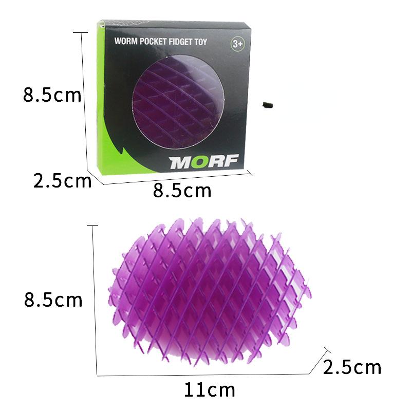 Decompression Net Red Elastic Net Carrot Net Children's Decompression Cure Small Toy Decoration Students Creative Deformation Elastic Net