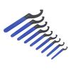 9PCS Set Coilover Spanner S2 Tool Steel C Shape ER Nut Shock Spanner Hook Wrench for Vehicles