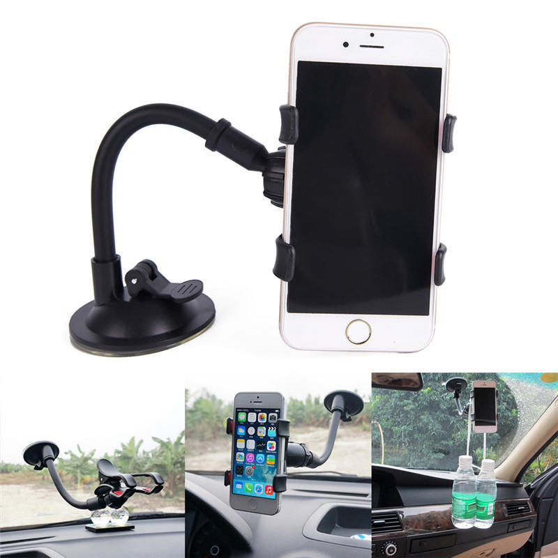 Universal 360°Rotating Car Windshield Mount Holder Stand Bracket For Cell Phone
