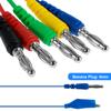 22/30PCS Multimeter Test Lead Kit 4mm Banana Plug To Alligator Clip Test Lead Probe Wire Piercing Probes 3 Different Angles