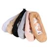 Korean Style Women's Low-Cut Silicone Non-Slip Lace Boat Socks - Breathable Mesh, Invisible Summer Design