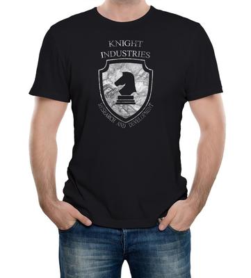 Knight Industries Mens T-Shirt Inspired Kit Hasselhoff Retro