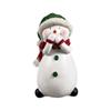 Christmas Snowman Family Statue Christmas Winter Decoration Christmas Resin Christmas Snowman Interior Decoration Statue