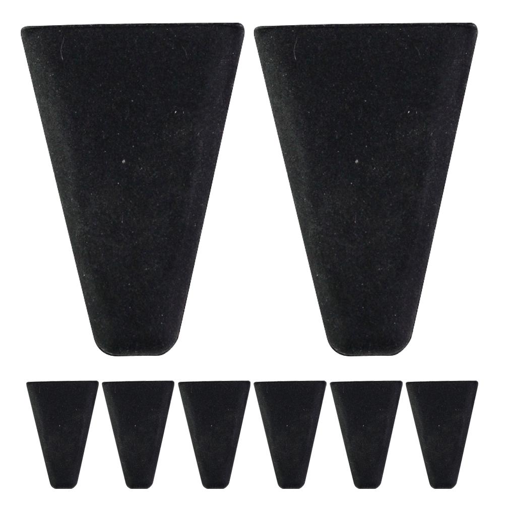 

8Pcs Dewatering Rack Buffer Pad Air Fryer Silicone Feet Steam Protector For Dehydrator Racks Tabs Silica Gel Tray Bumpers 4.50X3.20X0.70cm чёрный