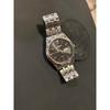 Used SEIKO SOLAR men's watch day date silver made in Japan
