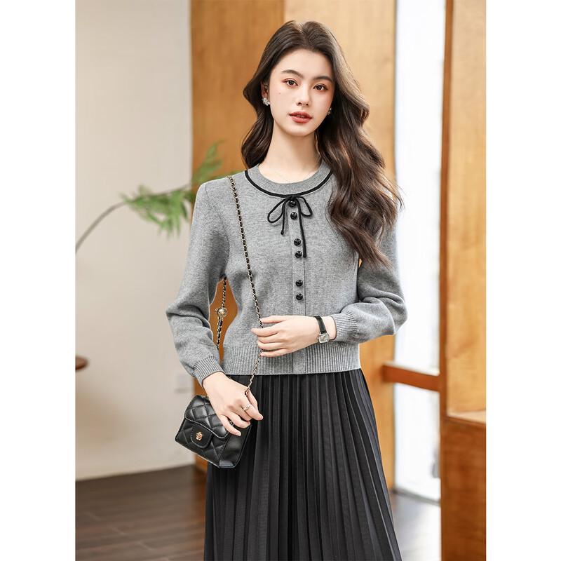 Mokana Urban Casual Long-Sleeve Midi Dress MKNJD3643