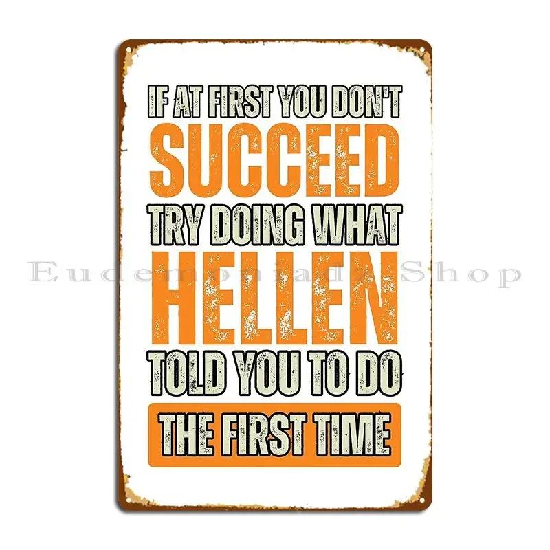 Hellen Personal Gamtorstore Metal Plaque Printing Create Club Mural Party Tin Sign Poster