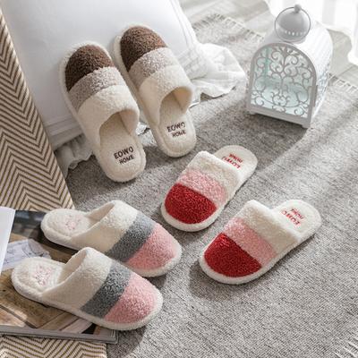 2025 Cotton Slippers Autumn and Winter Home Fluffy Slippers Cute Home Non-slip Stall