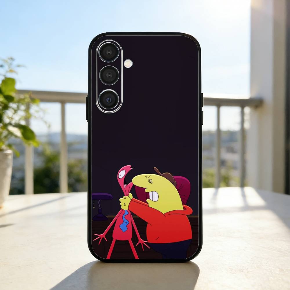 S-Smiling F-Friends Pim Charlie Phone Case For Samsung A73,72,71,53,52,51,22,91,80, Soft Black Cover