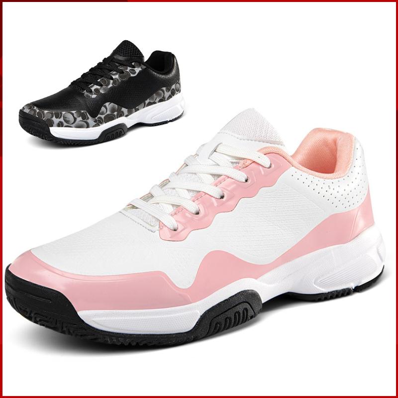 Men Women Badminton Shoes Training Sports Shoes Indoor and Ooutdoor Handball Shoes Professional Field Cleats