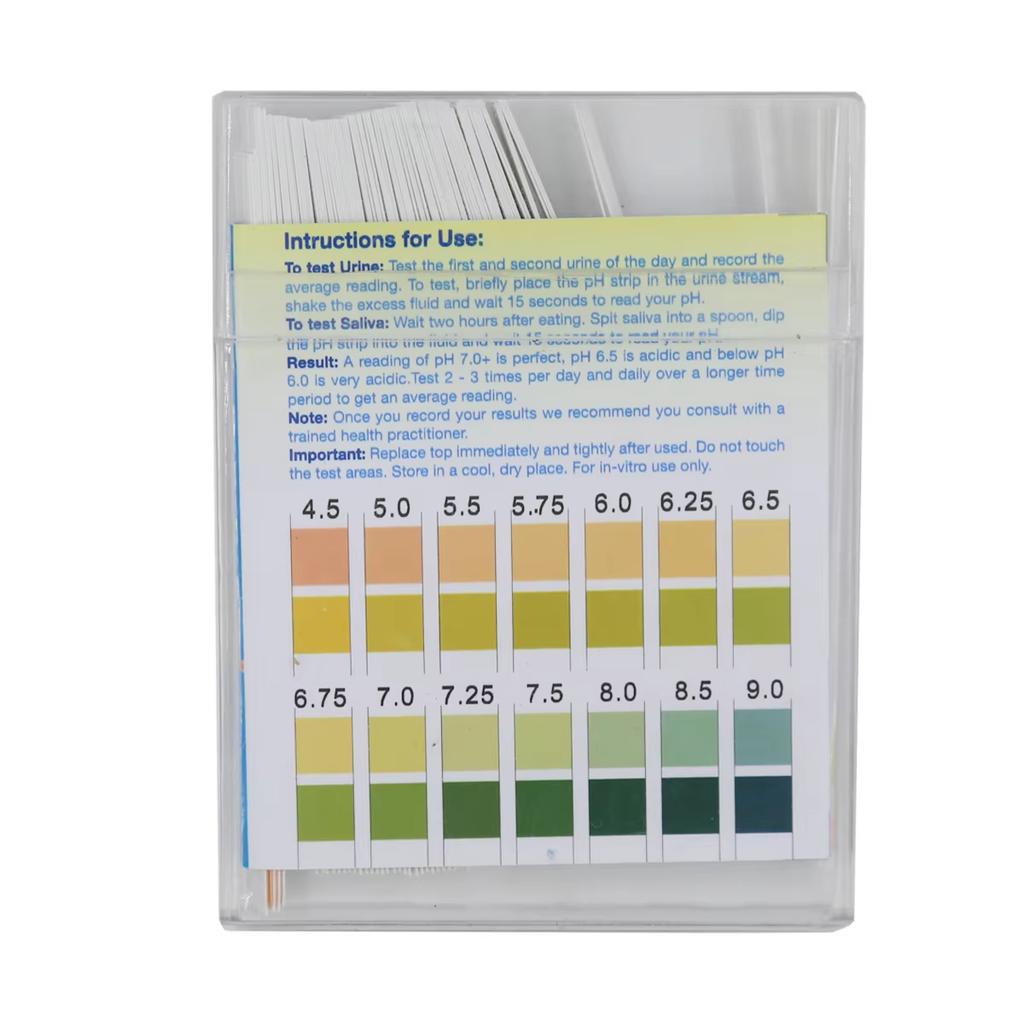 100pcs PH4.5-9 Test Paper Laboratory Household PH Test Strips Indicator Scientific Litmus Alkaline Acid Testing PH Test Meter
