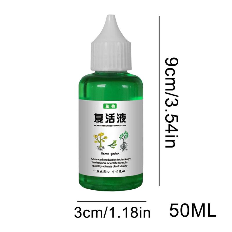 50ml Bitki Canlandırıcı Diriliş Sıvısı Yüksek Konsantre Organik Toprak Bitki Köklenme ve Çelikleme Besin Gübreleme Sıvısı