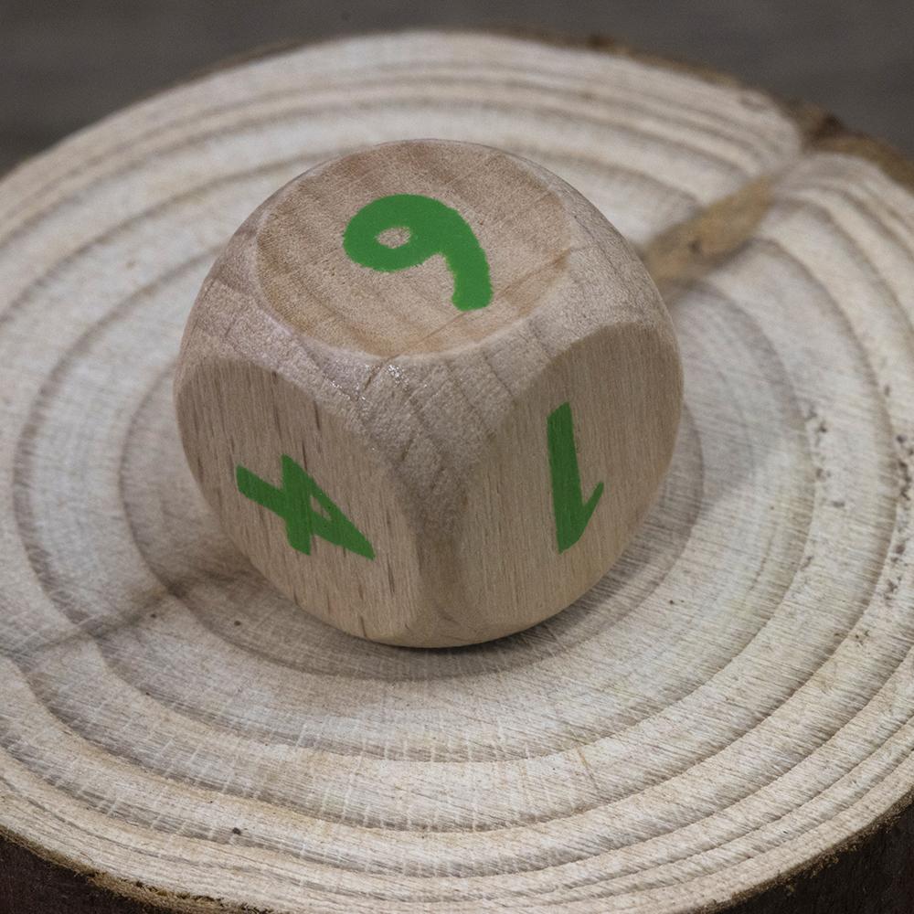 Wooden D6 Dice 6-sides Table Board Game Accessories Wood Dice Digital Game Dice