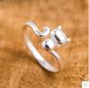 Korean Cute Cat Open Women's Ring