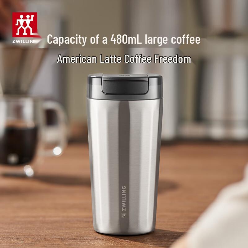 Термокружка ZWILLING из нержавеющей стали 316L для кофе/воды