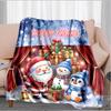 1PC Custom Name Christmas Magic Night blanket versatile,all-season throw suitable for the living room,bedroom,camping,travel,and gift
