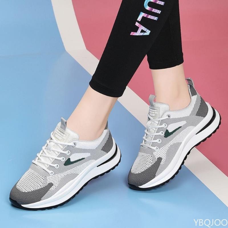 Fashion Spring summer new sports fashion mesh breathable casual shoes simple comfortable anti slip wear-resistant women's shoes