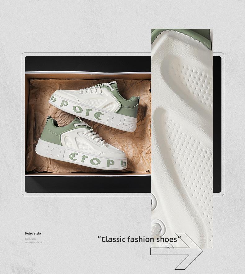 2025 winter breathable board shoes thin dirt-resistant versatile low-top thick-soled height-increasing super soft fashion mesh shoes casual shoes