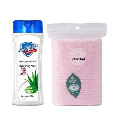 Safeguard Healthy Purifying Aloe Scent Body Wash with Towel
