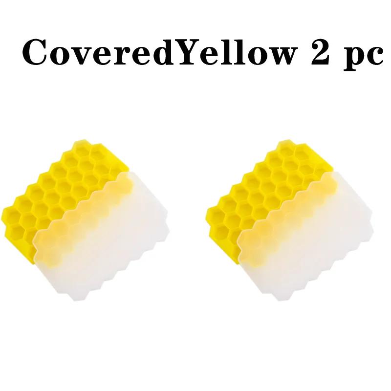 1/2/3/5Pcs Large Capacity Ice Tray Silicone Molds Honeycomb Ice Cube Molds For Chilled Drinks Whiskey Cocktails Food